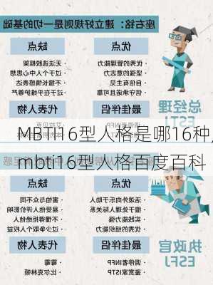 MBTI16型人格是哪16种,mbti16型人格百度百科